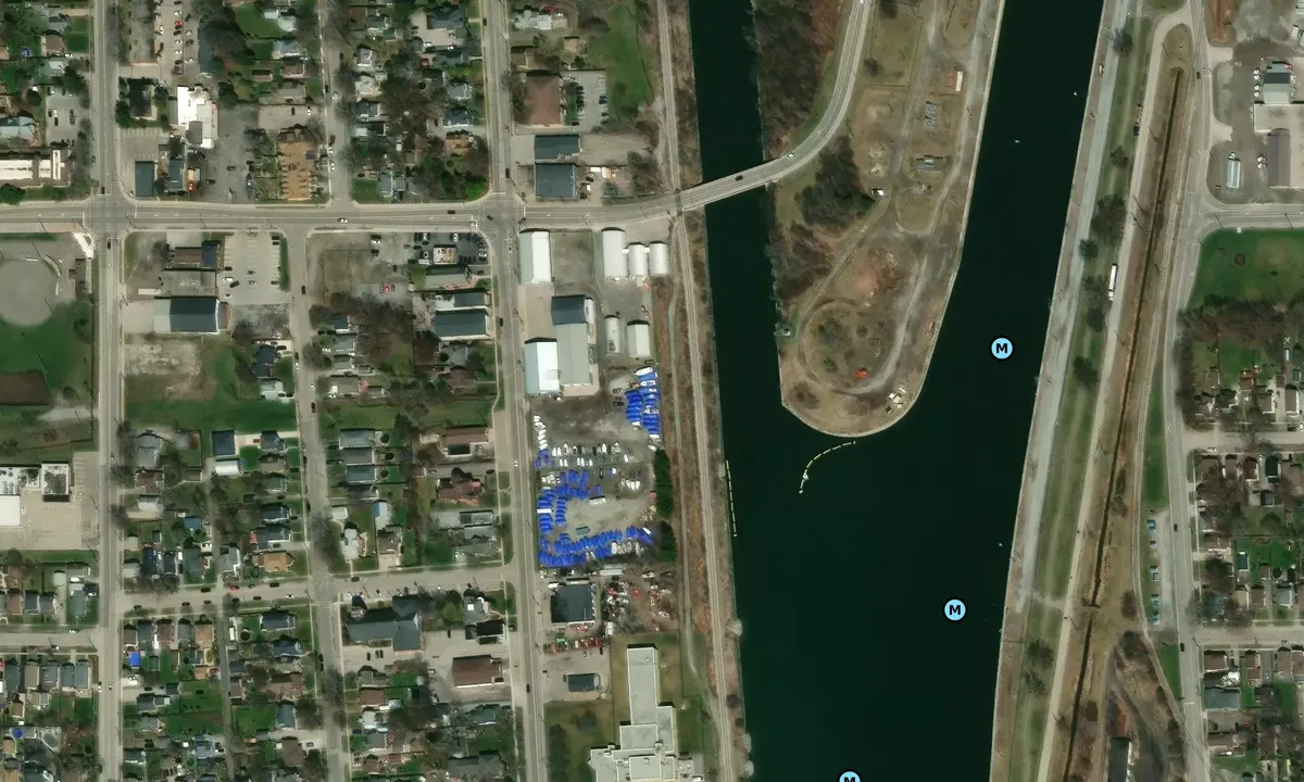 Satelite image of West Shore Marine