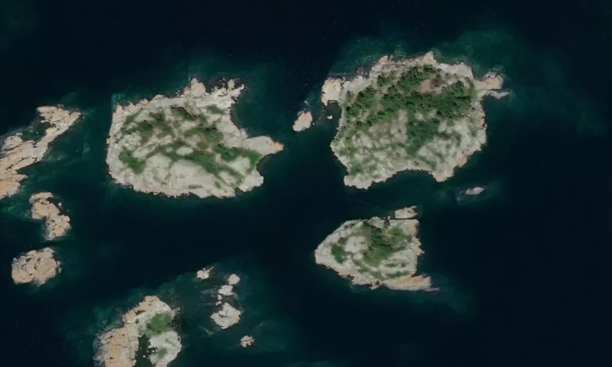 Satelite image of Western Islands Harbour