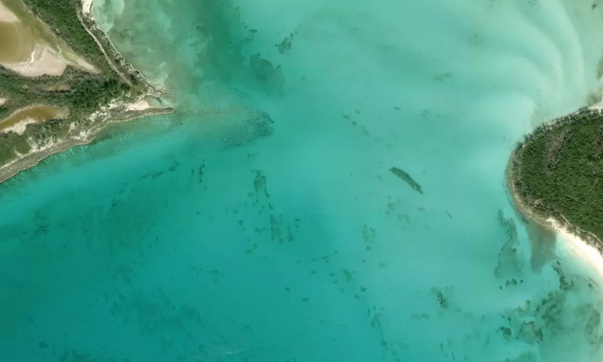 Flyfoto av Whale Cay
