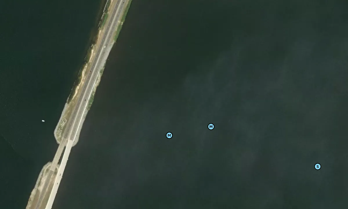 Satelite image of Wheeler Pt East