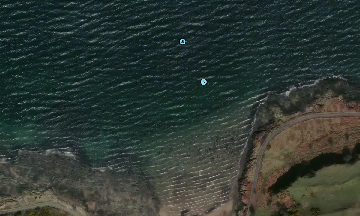 Satelite image of White Bay - Isle of Cumbrae