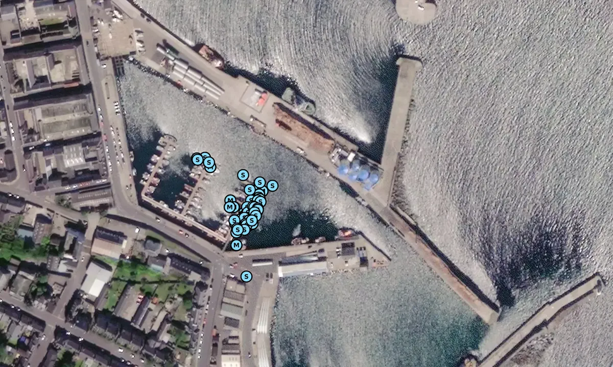 Satelite image of Wick Marina - Highland