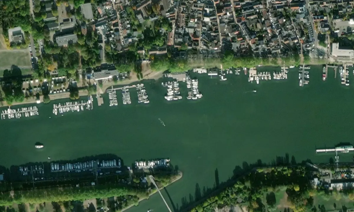 Flyfoto av Wiesbaden