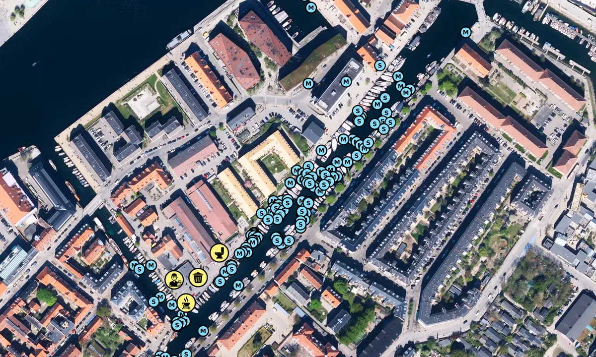 Satelite image of Wilders plads Marina - Christianhavns kanal