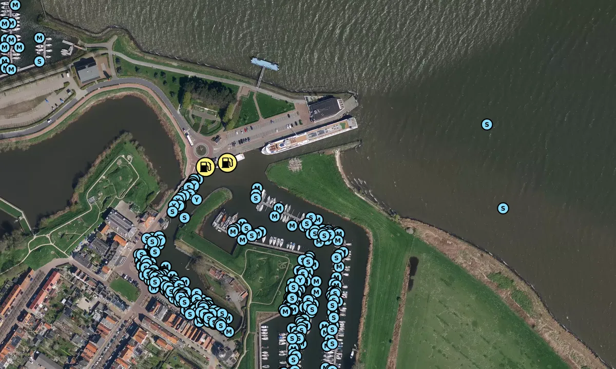 Satelite image of Willemstad Yacht Harbour