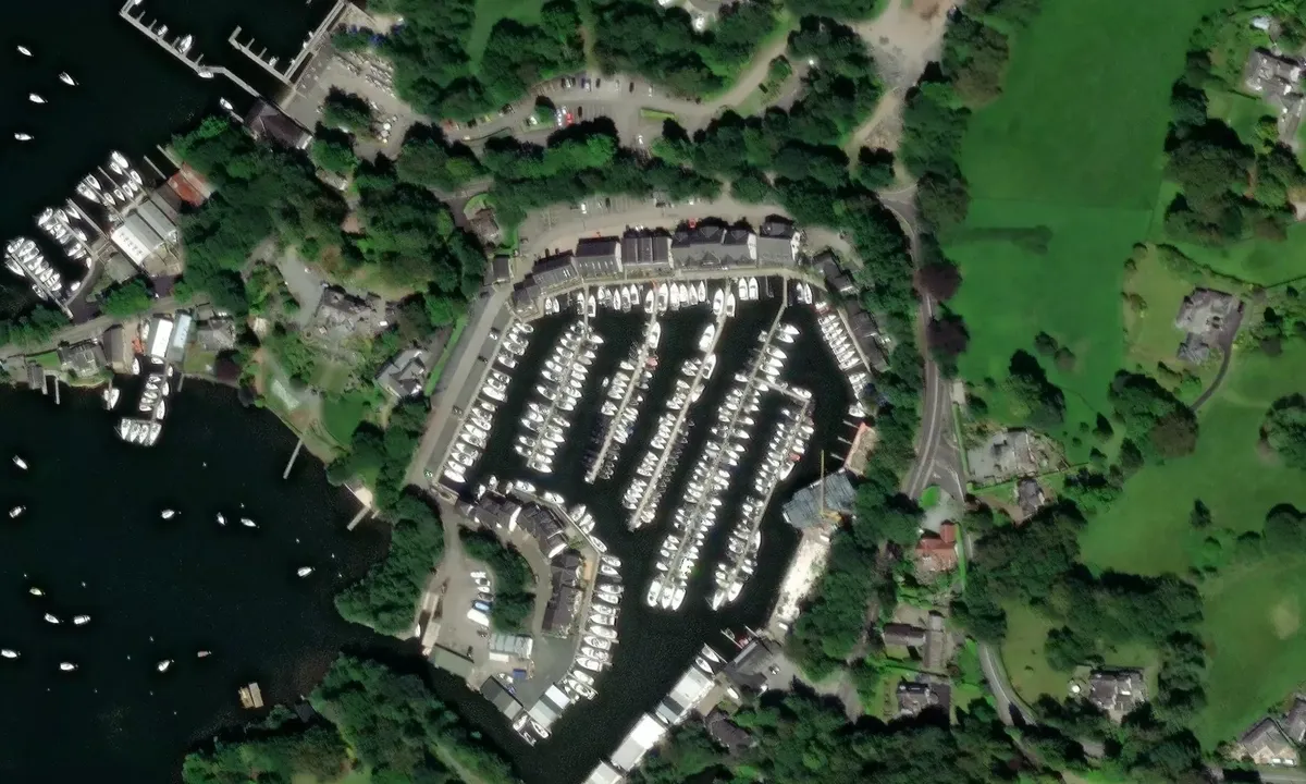 Satelite image of Windermere Marina Village