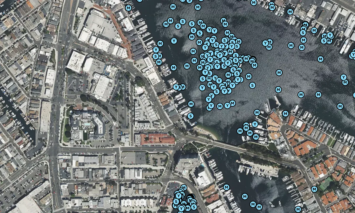 Satelite image of Windward Sailing Club
