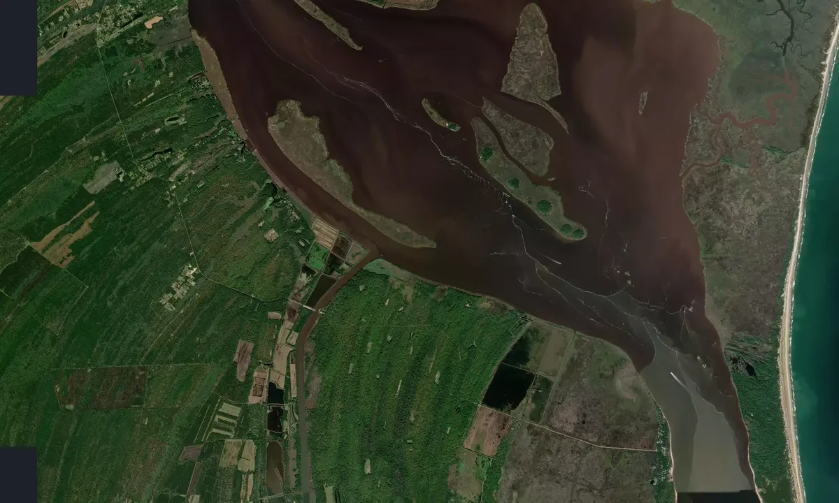 Flyfoto av Winyah Bay