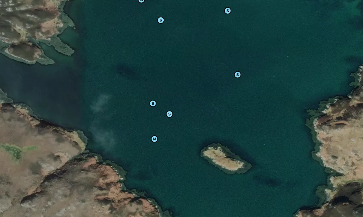 Satelite image of Wizard Pool, Loch Skipport