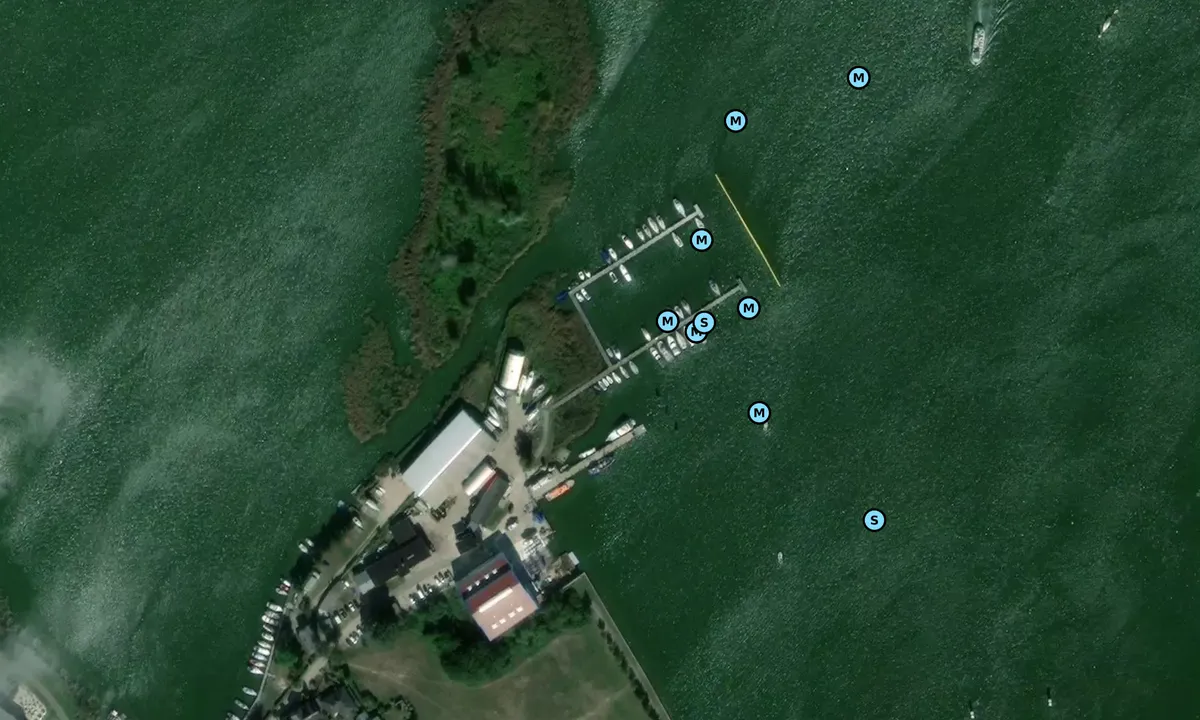 Satelite image of Wolgast Marina