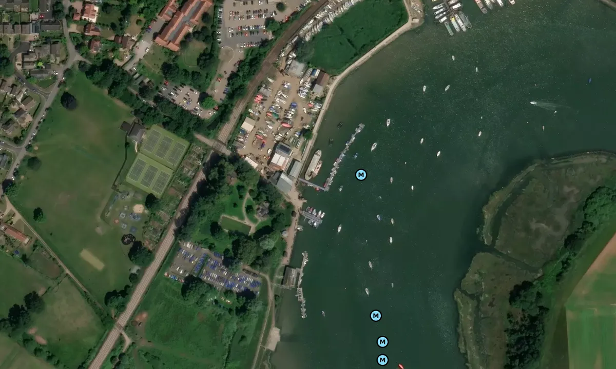Satelite image of Woodbridge Boatyard Ltd