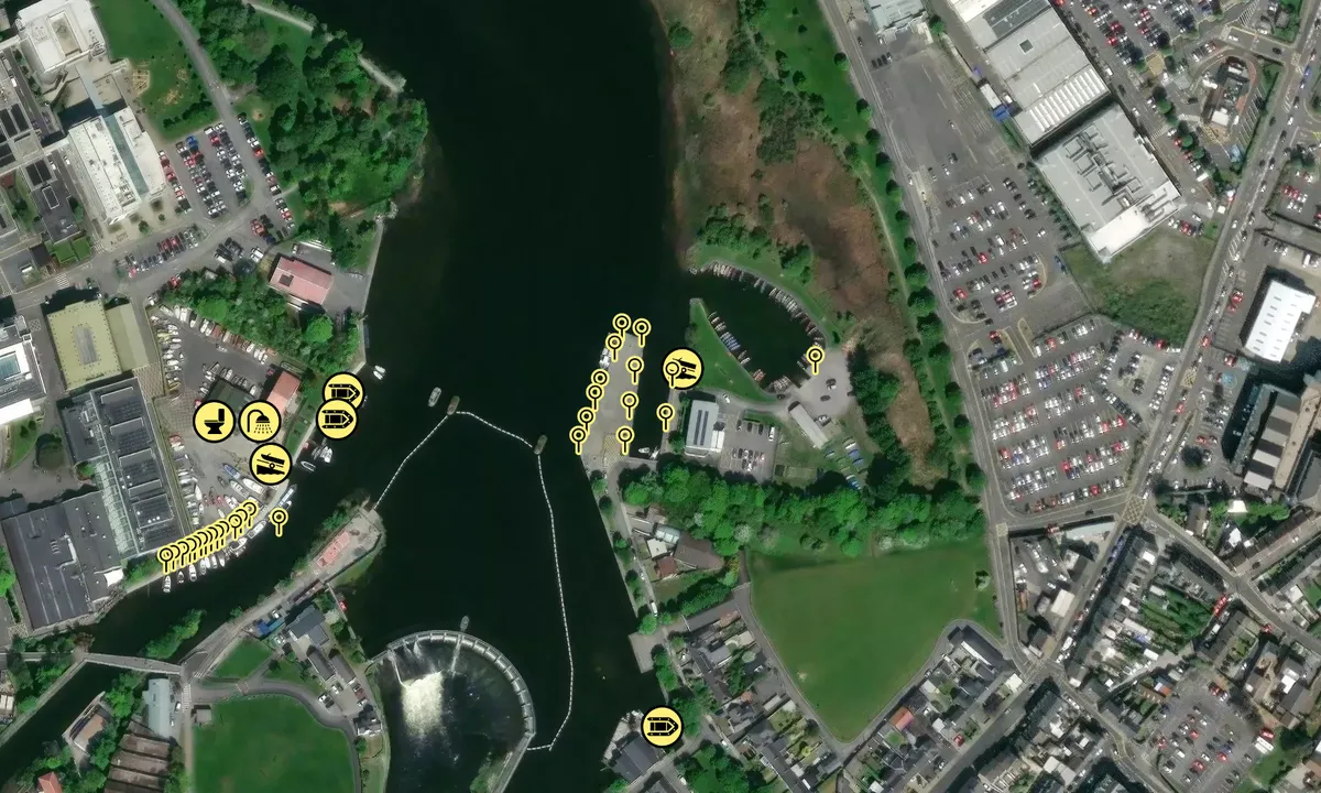 Satelite image of Woodquay