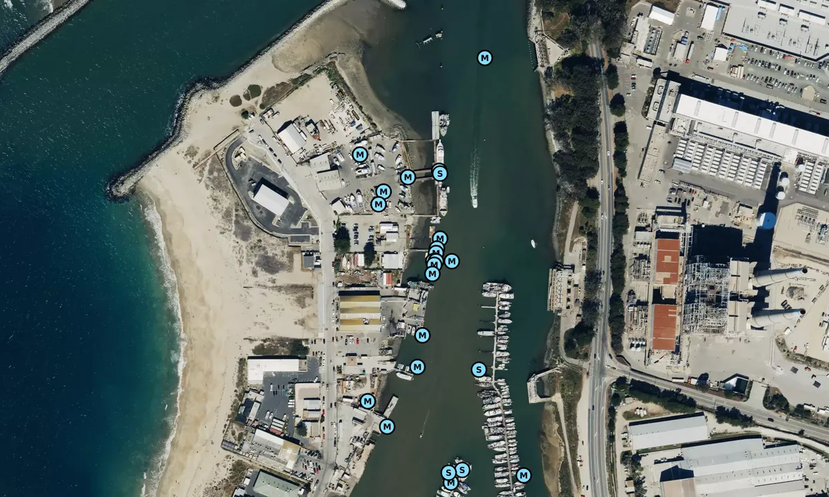 Satelite image of Woodward Marine