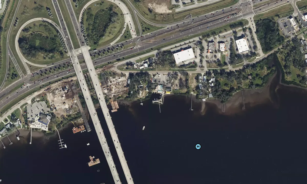 Satelite image of Woodys River Roo