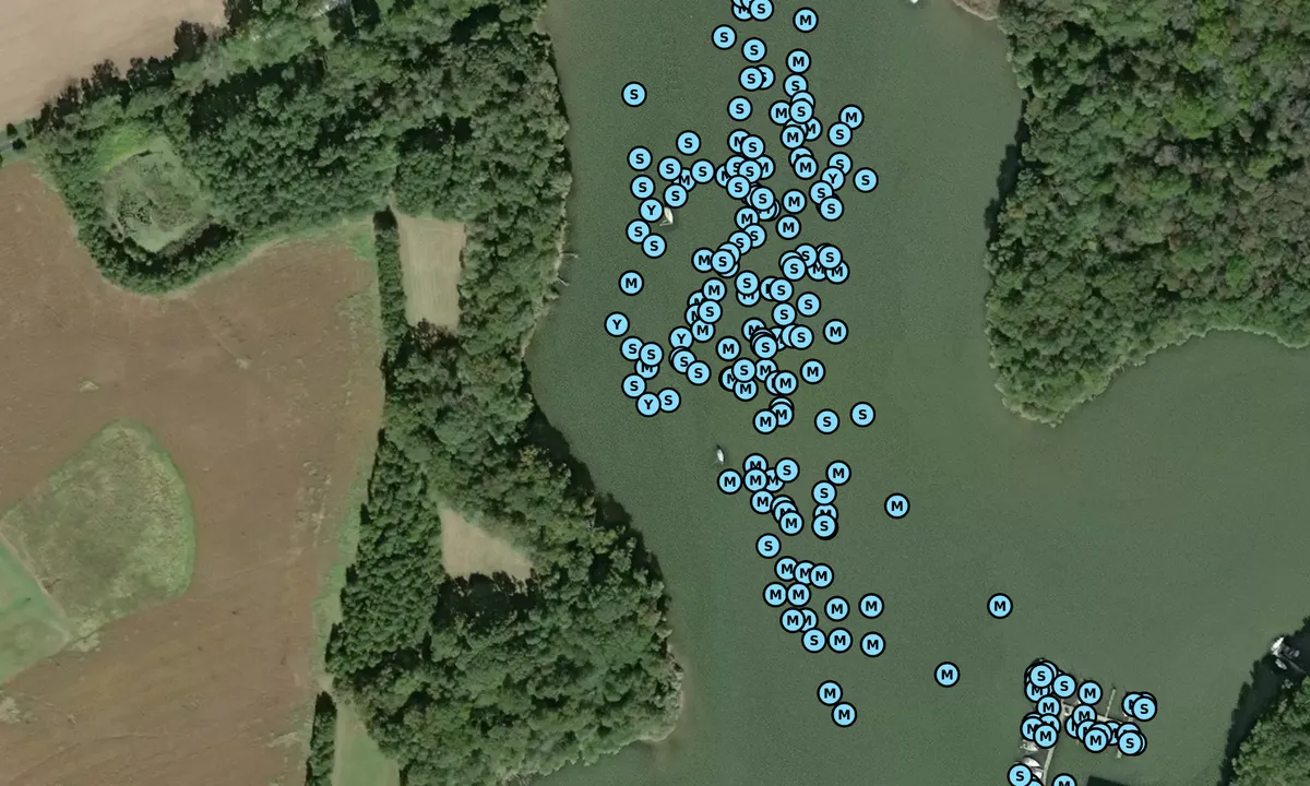 Satelite image of Worton Creek - Chesapeake Landing