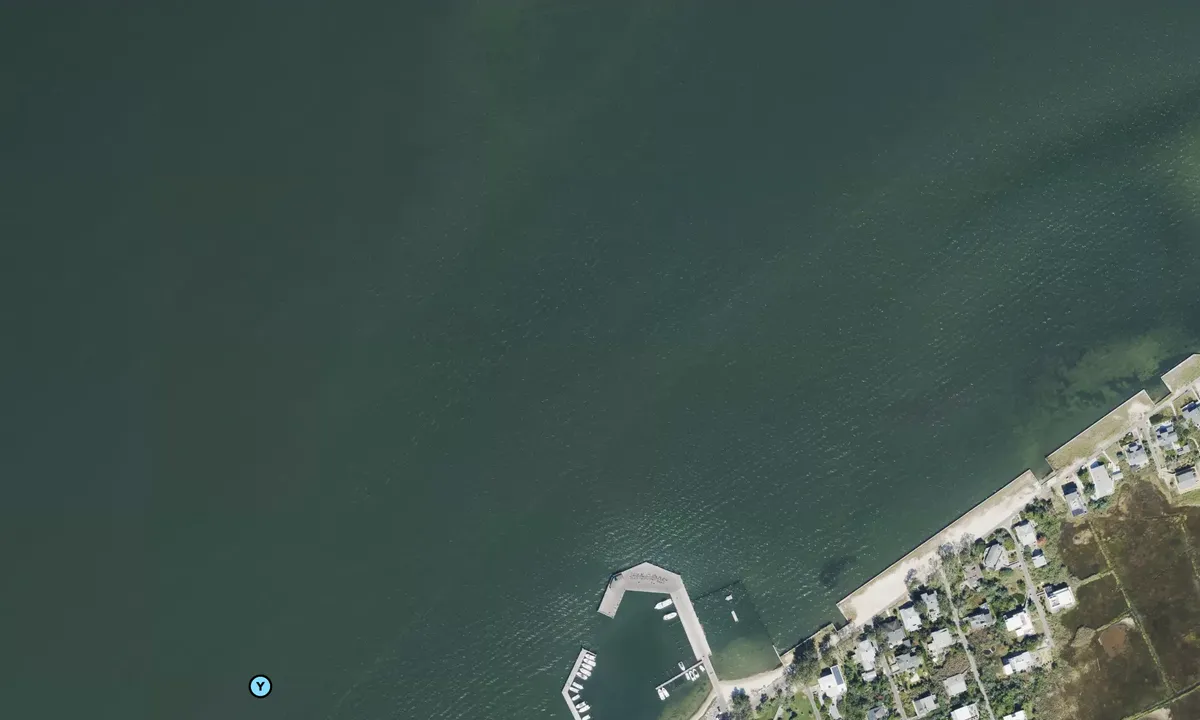 Satelite image of wrecks/pontoon
