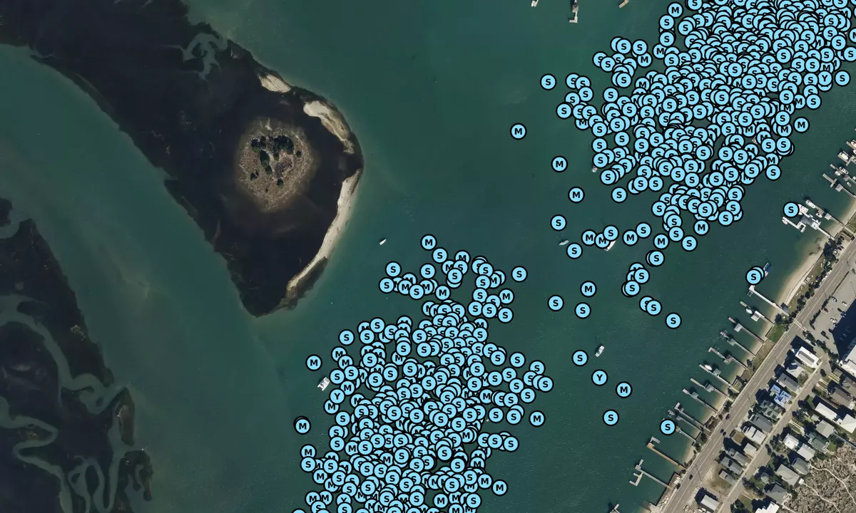 Satelite image of Wrightsville Beach - 1A