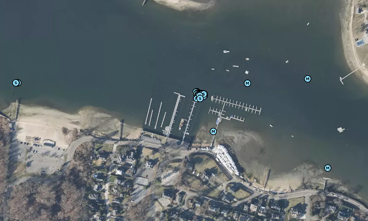 Satelite image of Wyncote Yacht Club