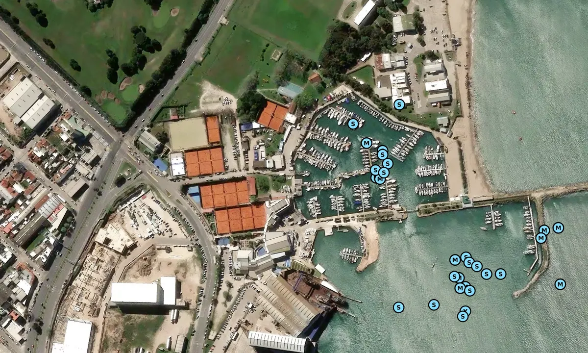 Satelite image of Yacht Club Argentino - Mar del Plata