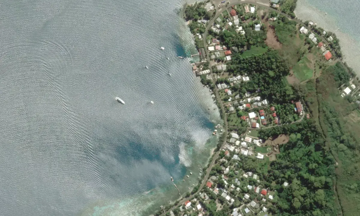 Flyfoto av Yacht Club de Bora Bora