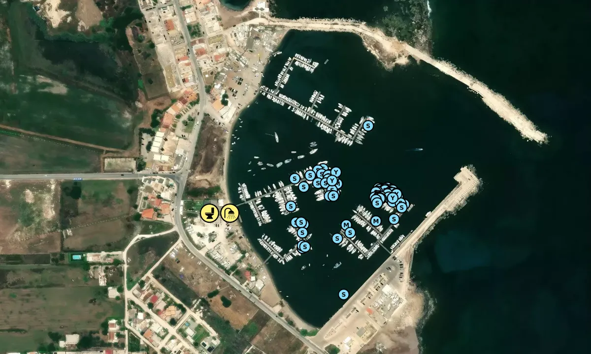 Satelite image of Yacht Club Marzamem