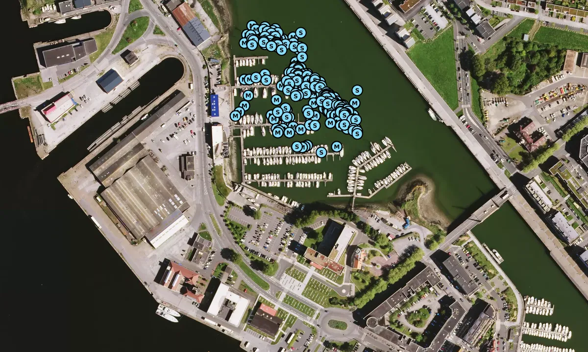 Satelite image of Yacht Club Mer du Nord