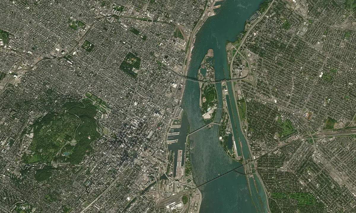 Flyfoto av Yacht Club Montreal