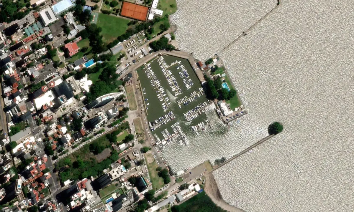 Satelite image of Yacht Club Olivos