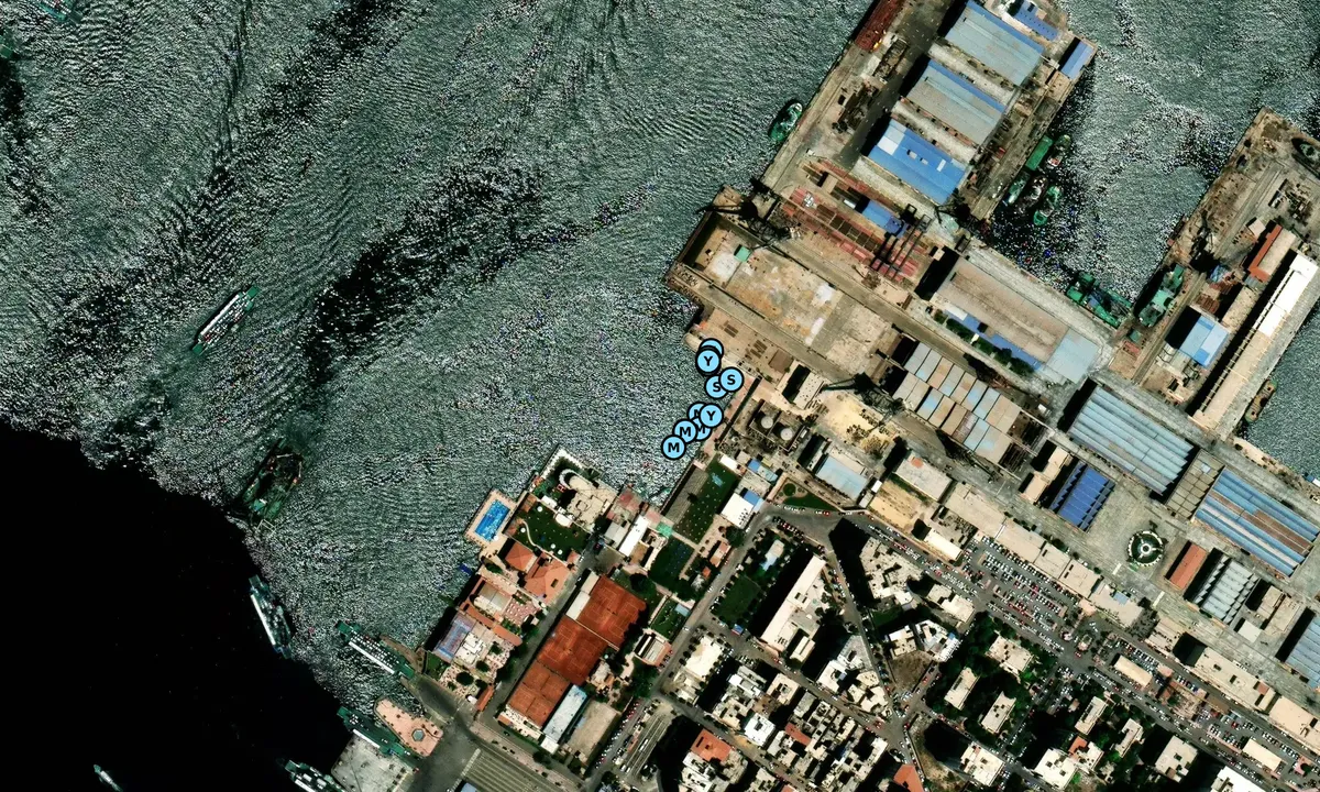 Satelite image of Yacht Club Port Said