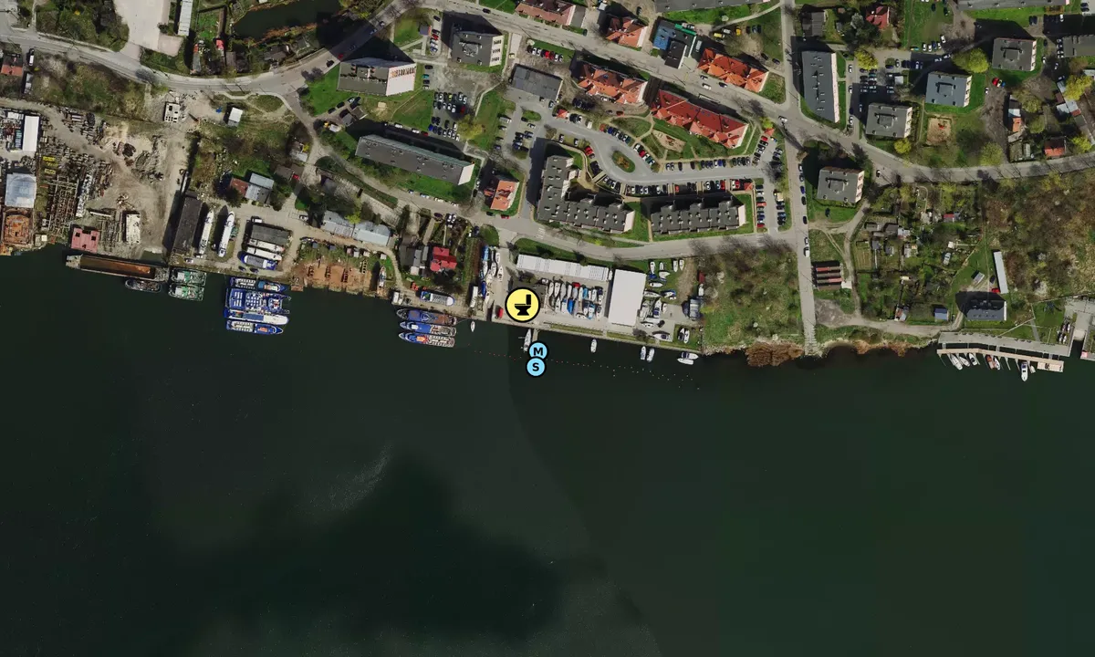Satelite image of YACHT KLUB PÓŁNOCNY
