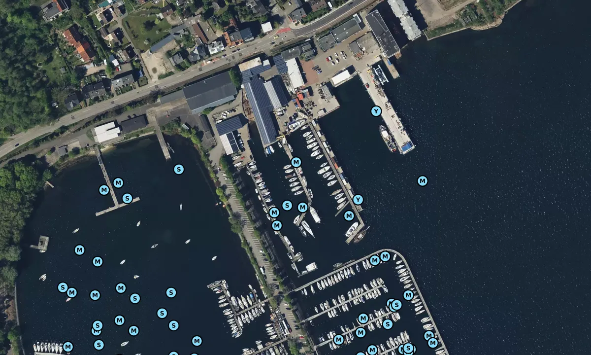 Satelite image of Yacht-und Bootswerft Marina Rathje
