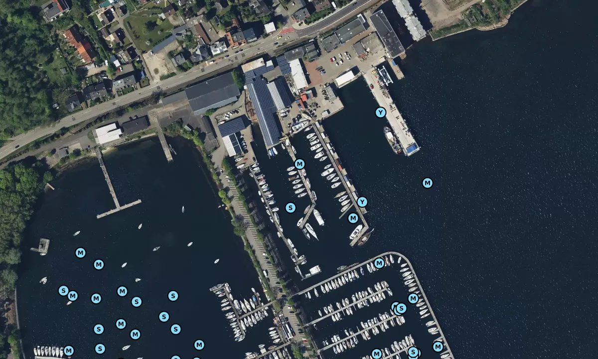 Satelite image of Yacht-und Bootswerft Marina Rathje