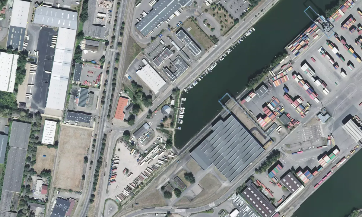 Flyfoto av Yachtclub Straßbourg