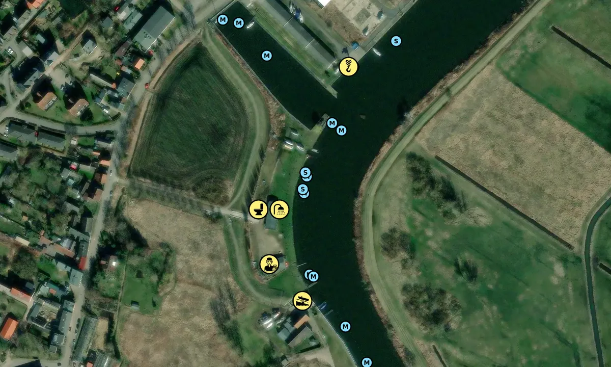 Satelite image of Yachtclub Ueckermünde