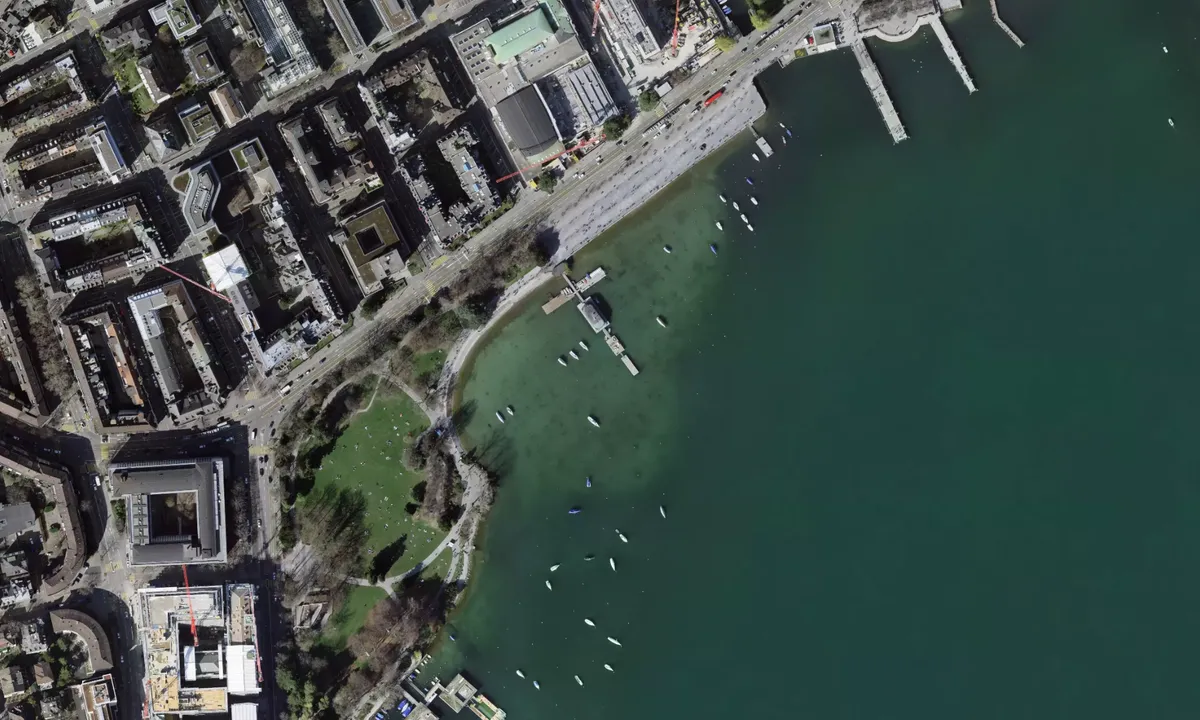 Flyfoto av Yachtclub Zurich