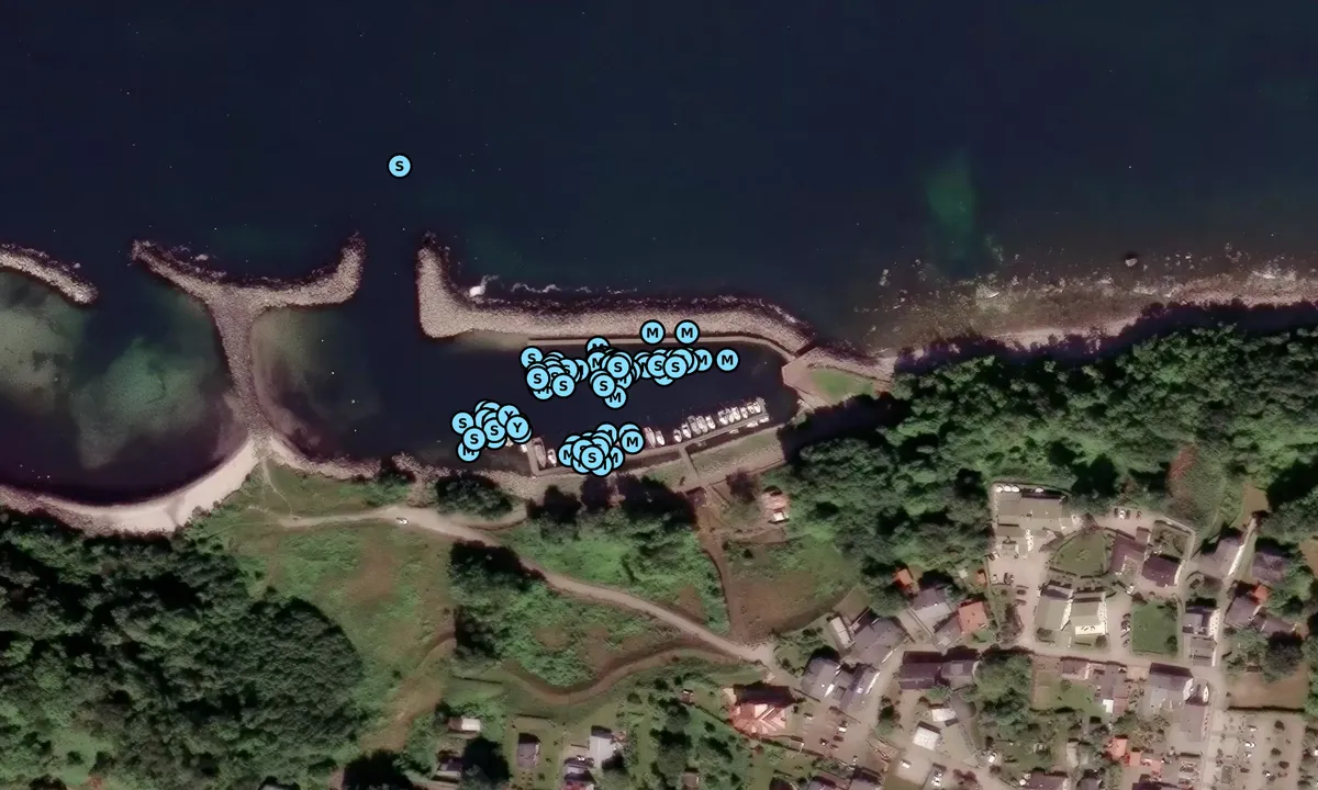 Satelite image of Yachthafen Lohme