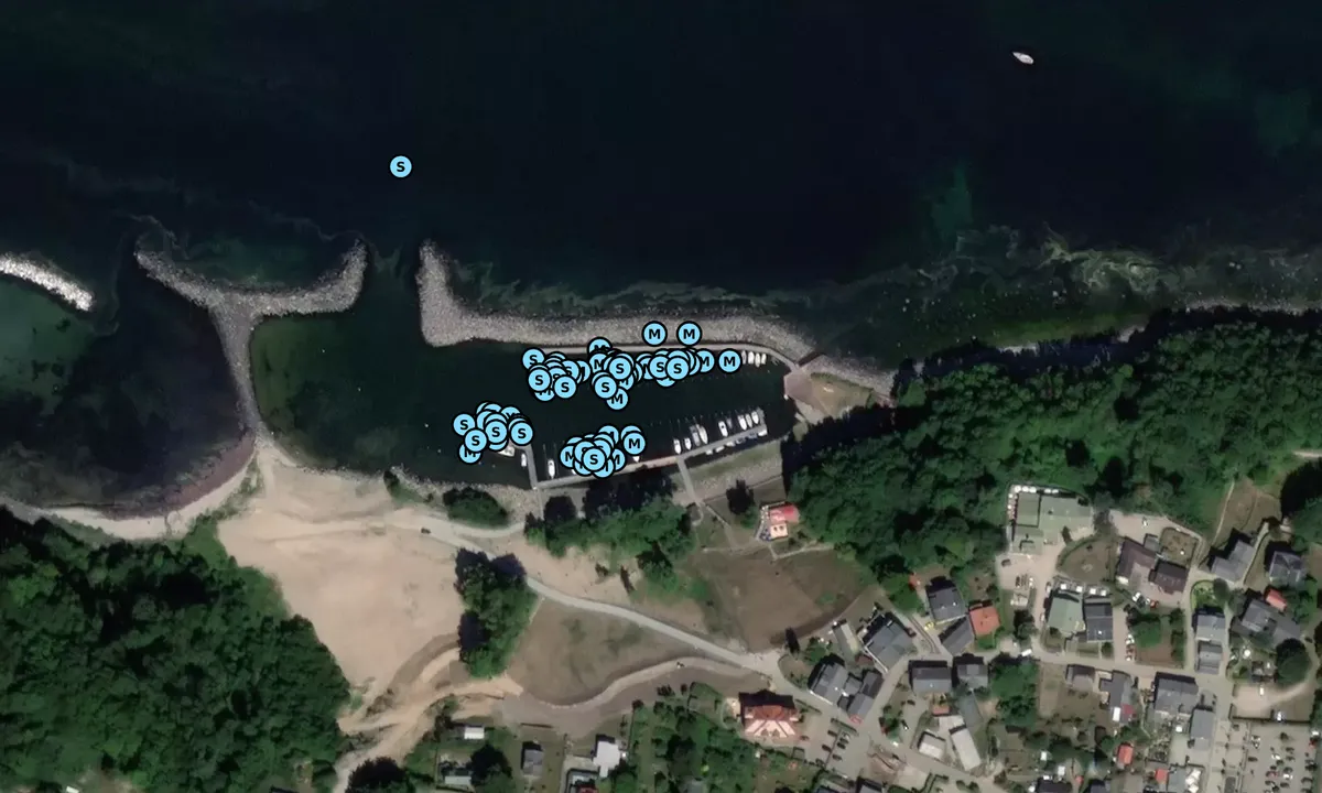 Satelite image of Yachthafen Lohme