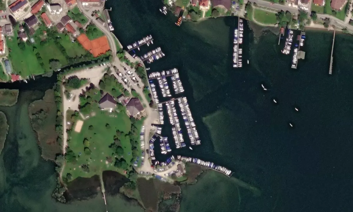 Satelite image of Yachthafen Seebruck