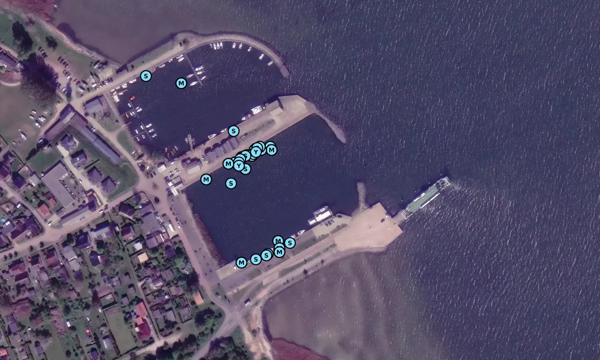 Satelite image of Yachthafen Stahlbrode