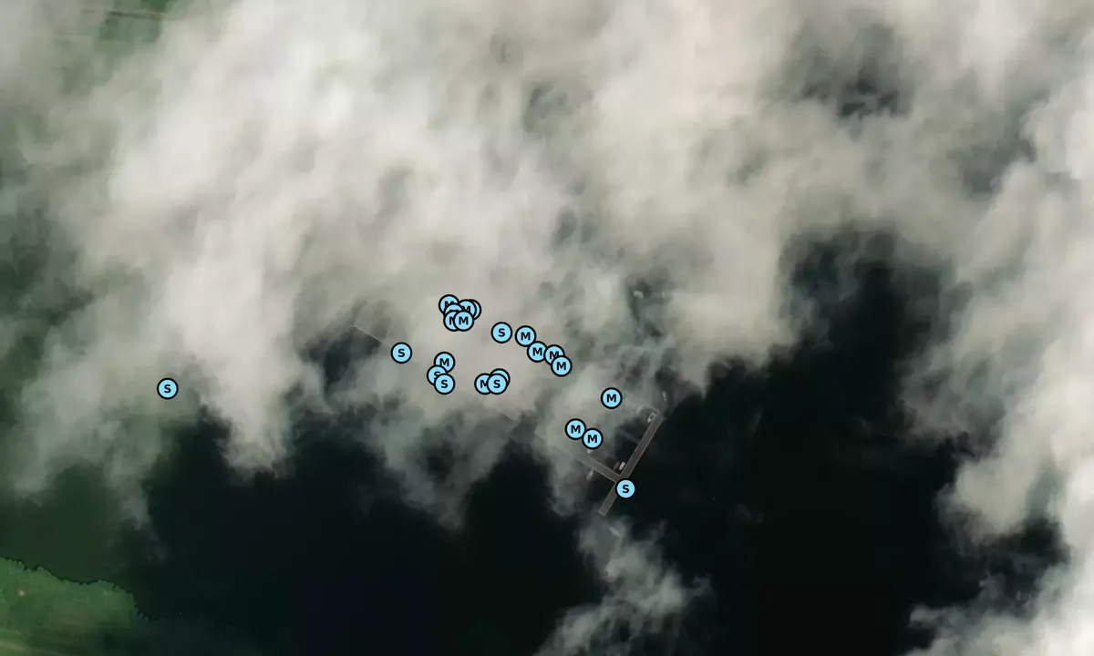 Satelite image of Yachthafen Zinnowitz