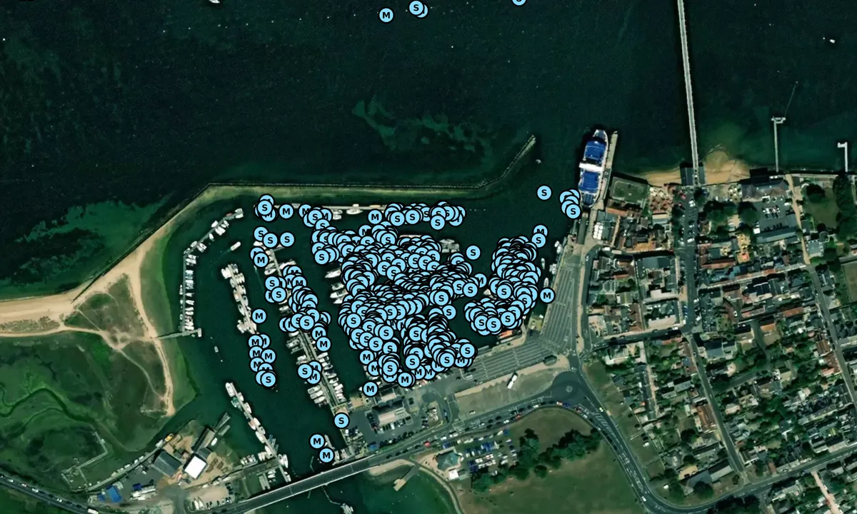 Flyfoto av Yarmouth Harbour - Isle of Wight
