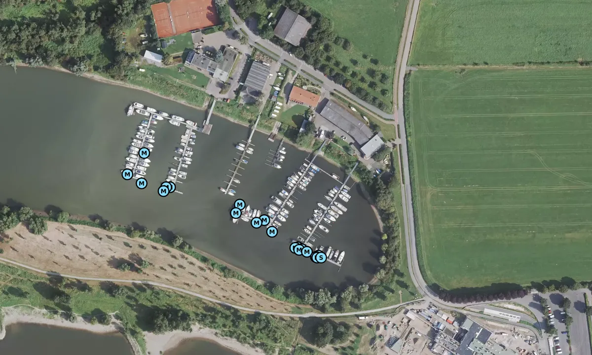 Satelite image of Yatch Club Wesel