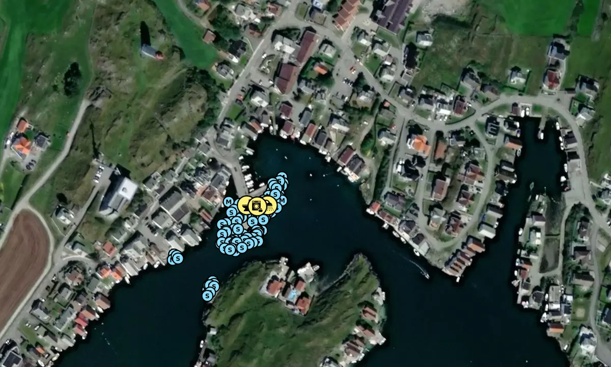 Satelite image of Ydstebøhavn Gjestekai - Kvitsøy