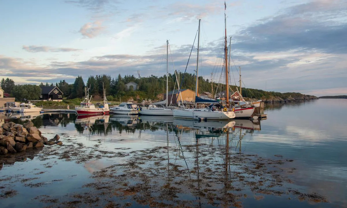 Gjestehavnen på Ylvingen.