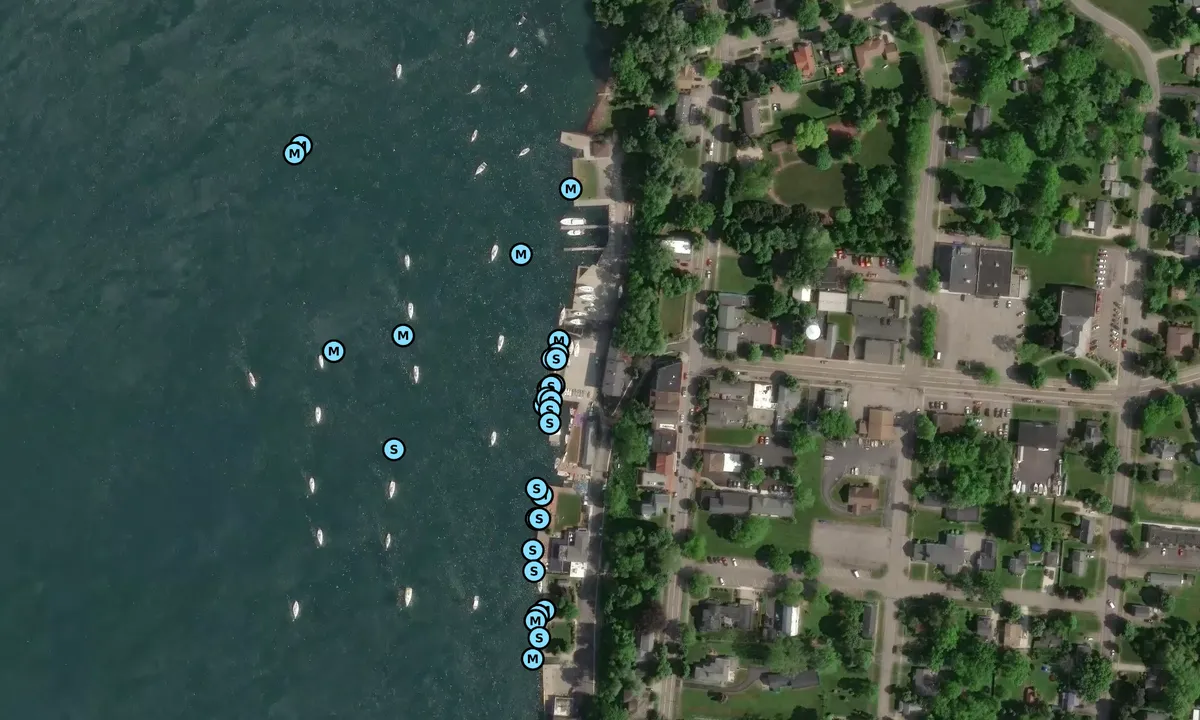 Satelite image of Youngstown Yacht Club - Niagara