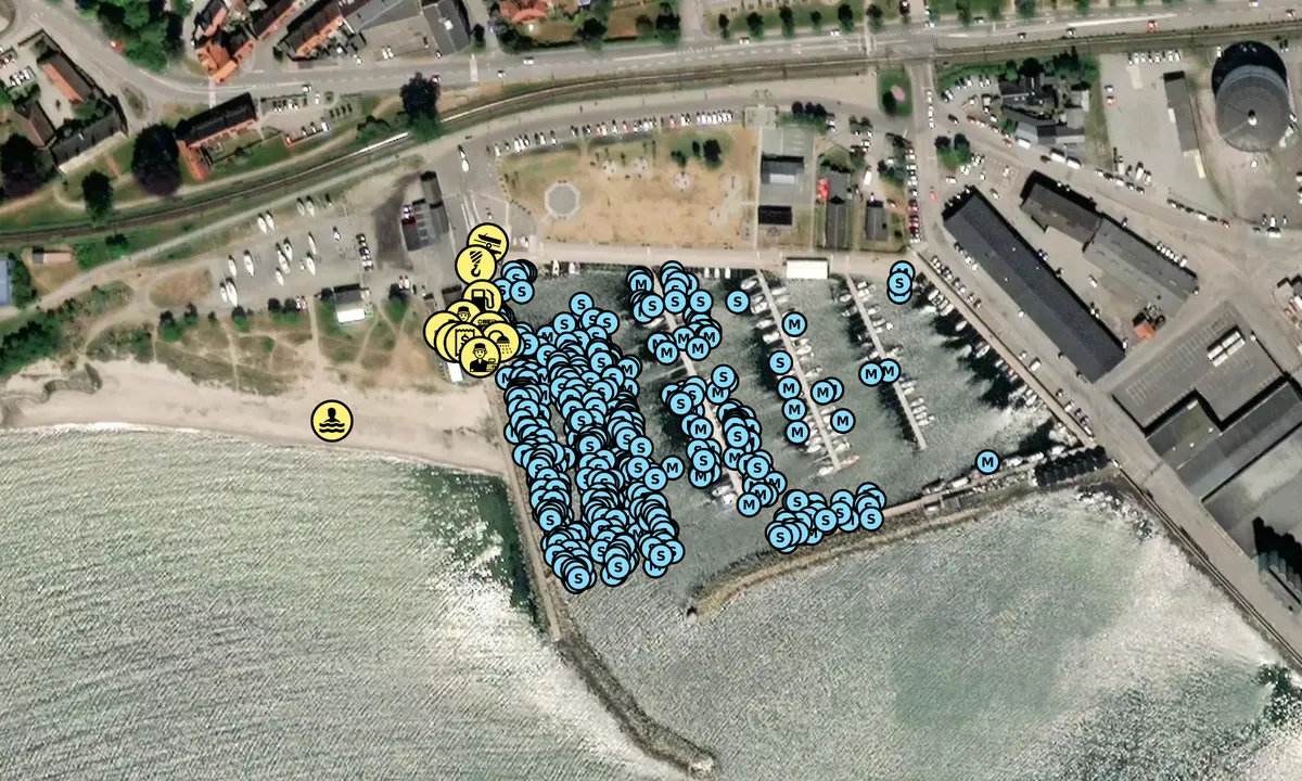 Satelite image of Ystad