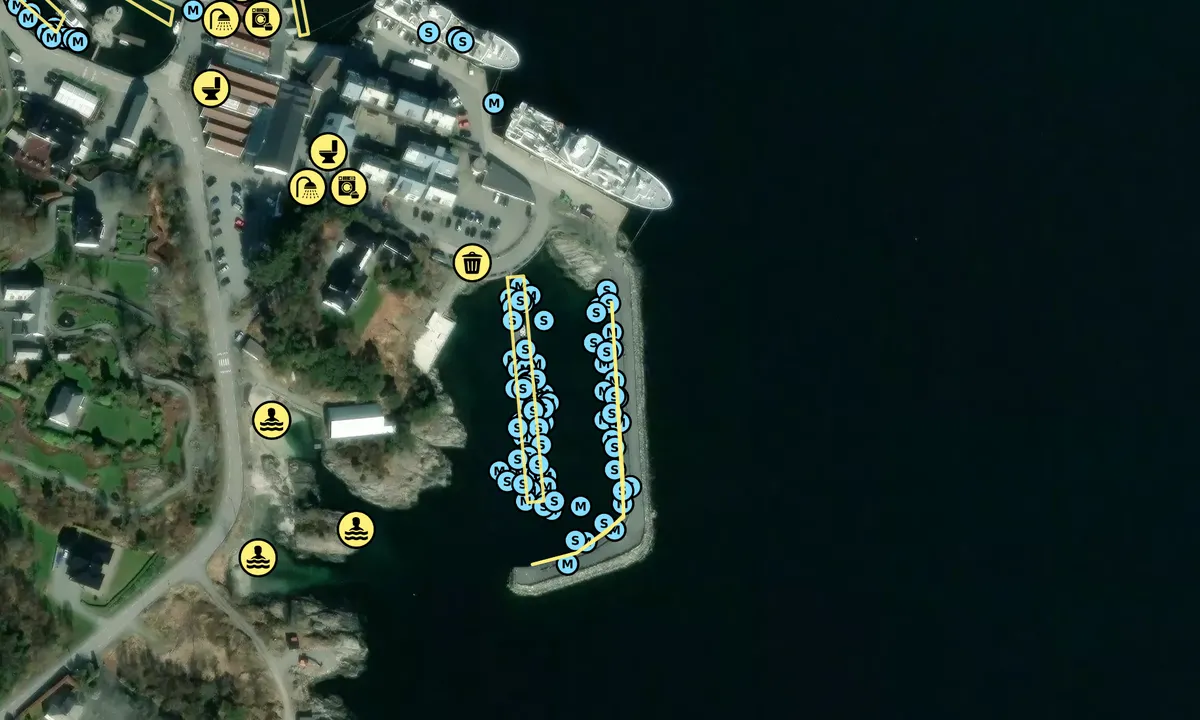 Satelite image of Ytre Havn Bekkjarvik