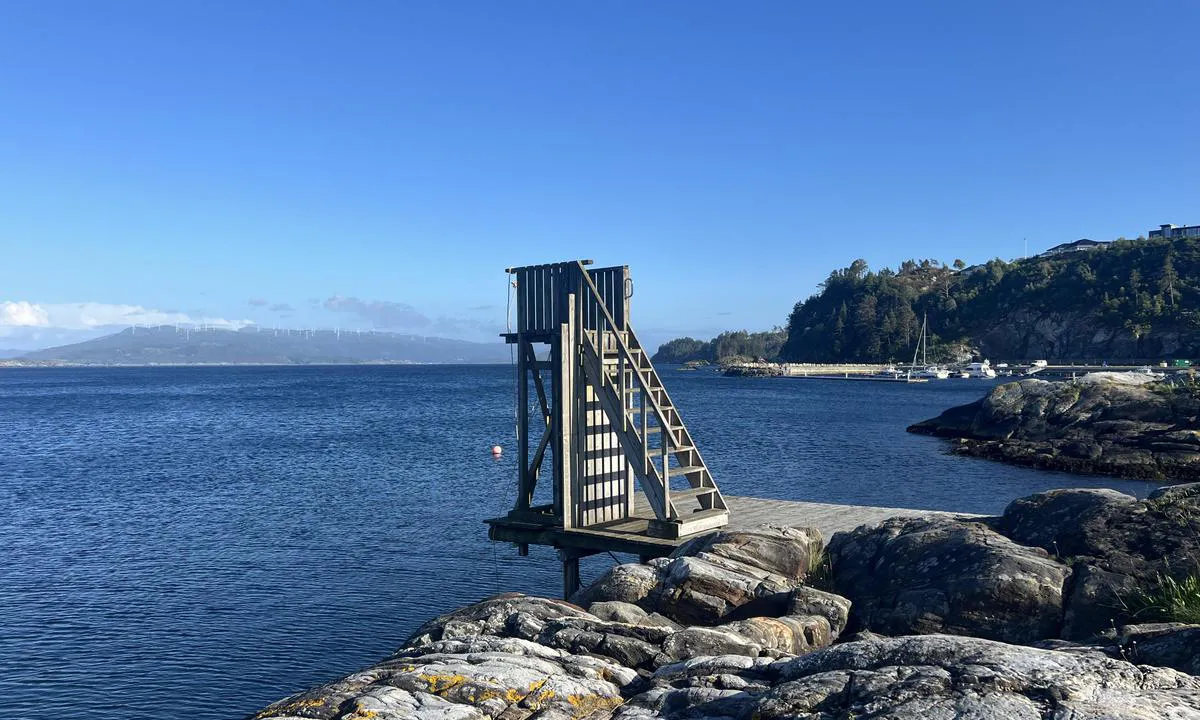 Ytre Havn Bekkjarvik: {"base": "no", "no": "Stupet\u00e5rn. Leirvikjo gjestehavn i bakgrunn", "se": "Hopptorn. G\u00e4sthamnen i Leirvikjo i bakgrunden", "en": "Diving tower. Leirvikjo guest harbor in the background", "da": "Stupet\u00e5rn. Leirvikjo g\u00e6stehavn i baggrunden"}