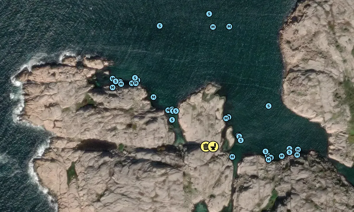 Satelite image of Ytre Huø