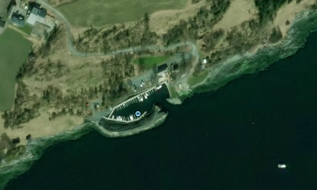 Satelite image of Ytterøy Småbåthavn